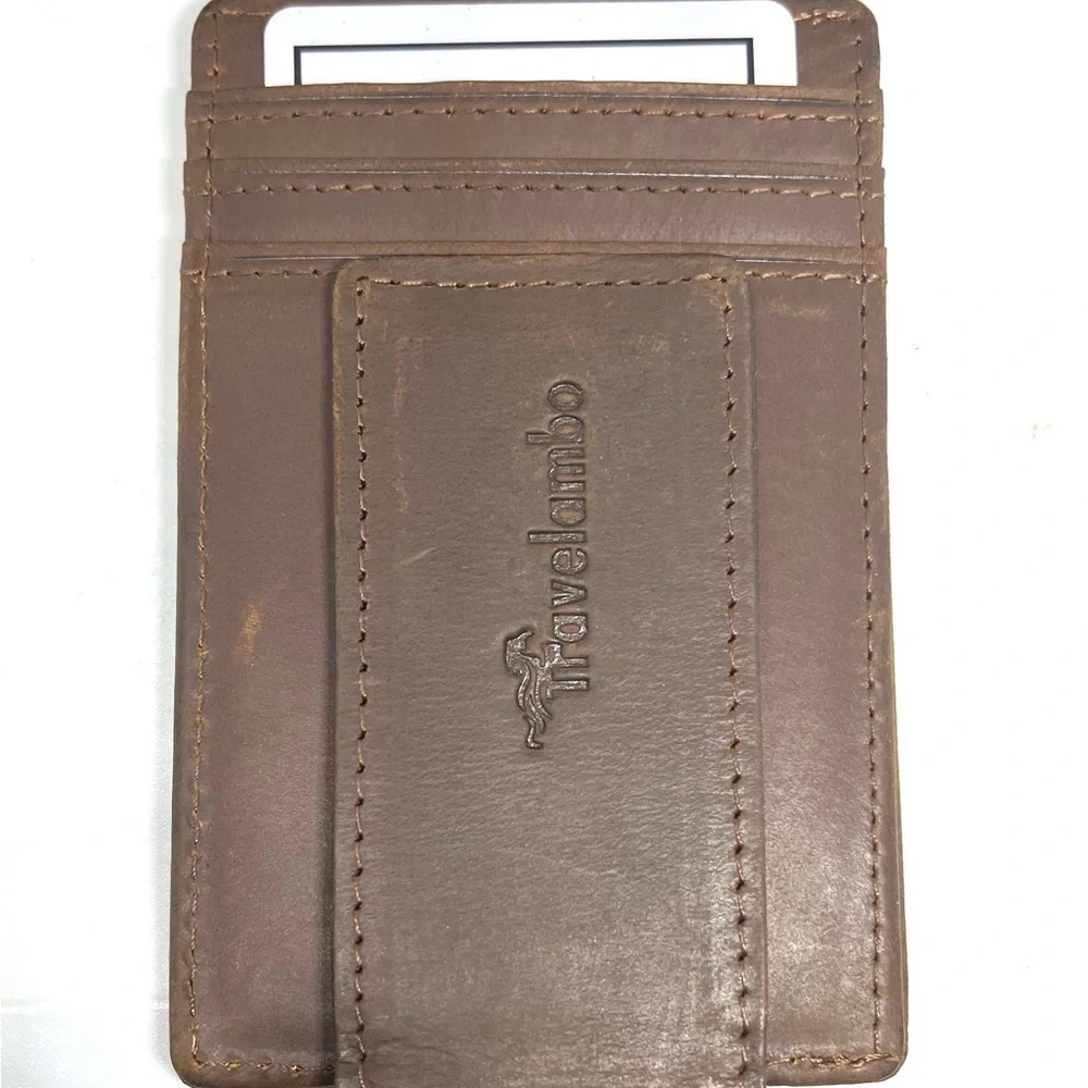 Travelambo Slim Leather Wallet NIB